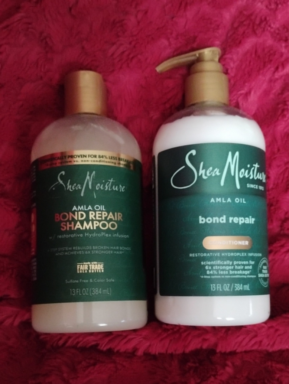 Set Of Shea Moisture Amla Oil Bond Repair Shampoo & Conditioner